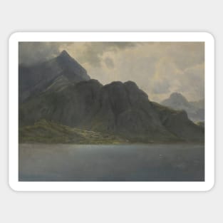 Untitled (Alaska) by Albert Bierstadt Sticker